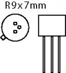 2N2905A - Si-P 60V 0.6A 0.6W 45/100, cliquez pour agrandir 