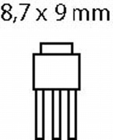 2SB1205 , Sanyo - Si-P 25V 5A 10W 320MHz, cliquez pour agrandir 