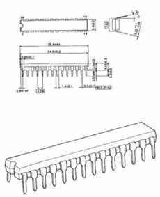 62256-70 - sram 32Kx8 70ns, cliquez pour agrandir 