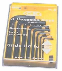 Box: 8 hex.keys 2-8mm, cliquez pour agrandir 