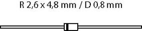 BY133 - Si-D 1300V 1A/50Ap, cliquez pour agrandir 