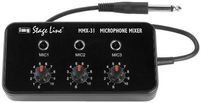 Table de mixage pour microphones, cliquez pour agrandir 