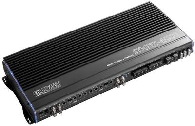 Carpower - SYNTEX-4/300 : Amplificateur Hi-Fi embarquée, 4 canaux, 4x75 W<SUB>RMS</SUB> , 4 Ω, 800 W maximal, cliquez pour agrandir 