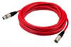 Cordons Professionnel XLR femelle vers XLR mâle, rouge, 2m