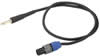 Cordons haut-parleur Speakon vers Jack, noir, 5m