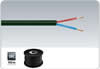 Cbles Haut-parleur pour sonorisation ligne 100 V,  2 x 2.5mm, noir, 100m