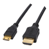 Cble de connexion HDMI vers mini HDMI plaqu or - 1,5m