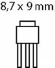 2SB1205 , Sanyo - Si-P 25V 5A 10W 320MHz