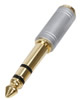Adaptateur Jack 6.35mm stéréo mâle - Jack 3.5mm stéréo femelle, haute qualité