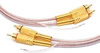 Câble 2 RCA mâle vers 2 RCA mâle + fil chassis, contact plaqué OR, 5m