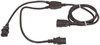 Câble d'alimentation Y, 2m