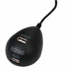 CABLE D'EXTENSION USB2.0 AVEC DOCKING BALL 2 PORTS