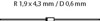 Diode Zener 0.4 W 16 V