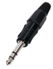 Fiche Jack 6.3mm Stro Mle, noir