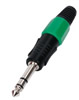 Fiche Jack 6.3mm Stro Mle, vert