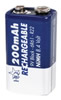 Pile rechargeable NiMH - R22 - 9V - 200mAh