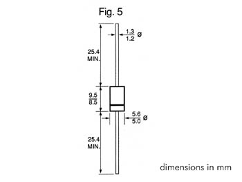 1N5404 Diode 3A- 400V, cliquez pour agrandir 