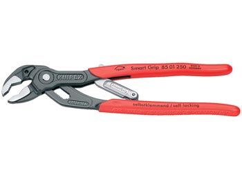 Smartgrip water pump pliers, polished, 250mm, cliquez pour agrandir 