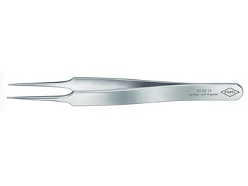 Precision tweezers, stainless steel, 105mm, cliquez pour agrandir 