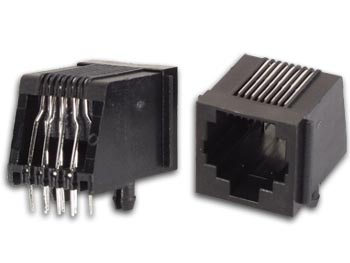 Connecteurs Modulaires pour CI RJ45 8p8c, Version Coud, cliquez pour agrandir 