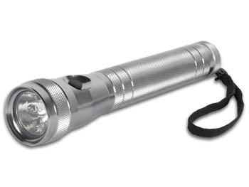 Lampe torche  6 LEDs blanches + xnon, cliquez pour agrandir 