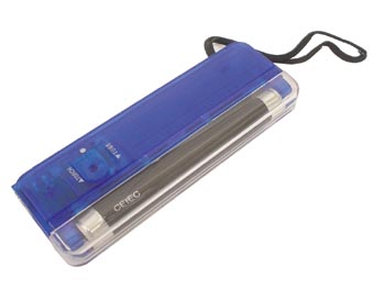 Lampe UV Miniature + Torche / Bleu, cliquez pour agrandir 