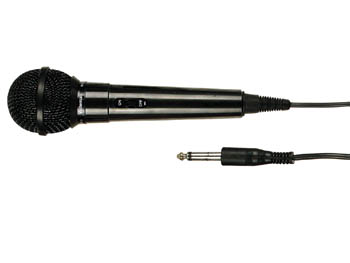 Microphone Dynamique Noir, cliquez pour agrandir 