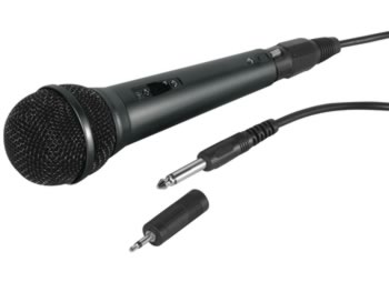 Microphone Dynamique Noir, cliquez pour agrandir 