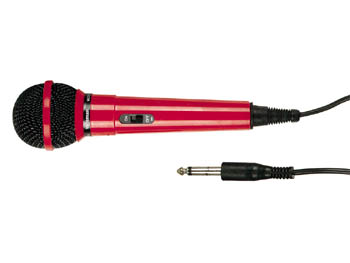 Microphone Dynamique Rouge, cliquez pour agrandir 