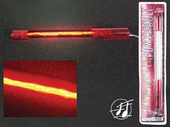 Tube Neon Rouge - Effet Eclair, 38cm, cliquez pour agrandir 