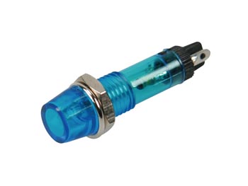 Voyant Rond 8mm 12V Bleu, cliquez pour agrandir 