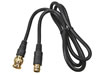 Câble Vidéo - Bnc Mâle Vers Bnc Femelle - 75 Ohms - Doré - 1m