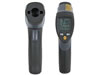 Compact infrared thermometer with dual laser targeting
