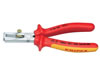 Wire stripper, chrome-plated, 160mm, 1000v