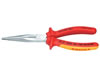 Snipe nose side cutting pliers, chrome-plated, 200mm, 1000v
