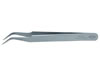 Precision tweezers, stainless steel, 120mm