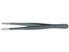 Precision tweezers, black lacquered, 145mm