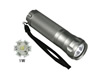 Lampe-torche LED - 1w - boîtier aluminium