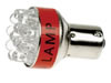 Ampoule LED de Voiture 12V, 12 LEDs Jaunes (1pc/blister)