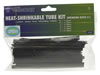 Assortiment de gaines thermo-rétractables - noir - 40pcs
