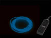 Câble électroluminescent, 1.5m, 3Vcc, Bleu