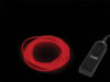 Câble électroluminescent, 1.5m, 3Vcc, Rouge