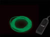 Câble électroluminescent, 1.5m, 3Vcc, Vert