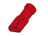Connecteur Femelle Isole 6.4mm Rouge, 100pcs