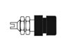 Douille Standard 4mm Isolee - Noir (bil 20)