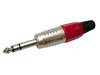 Fiche Jack 6.35mm Stro Mle, rouge