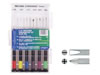 Jeu de 6 tournevis de precision (plat+cruciforme)