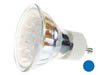 Lampe LED GU10 Bleue - 240V - 15 LEDs