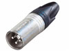 Neutrik - NC3MXX - Connecteur XLR, 3 Points Male, Argente, Nickel