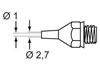 Panne Longue Durée Ds, 75w: 20de (ø1mm / 2.7mm)
